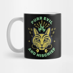 Purr evil and mischief Mug